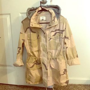 Beige Camouflage Jacket